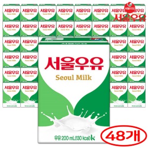 서울 멸균우유 200ml x48개