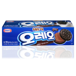 오레오 초콜릿 샌드위치 쿠키 초콜릿크림 100g /제과