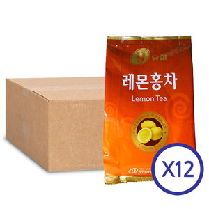 유안 레몬홍차 900gX12봉 한박스/자판기용
