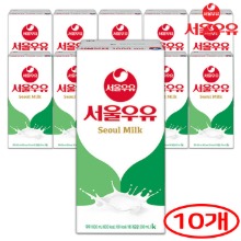 서울 멸균우유 1000ml x10개
