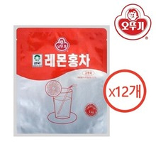 오뚜기 자판기용 레몬홍차 1kgX12개/자판기용